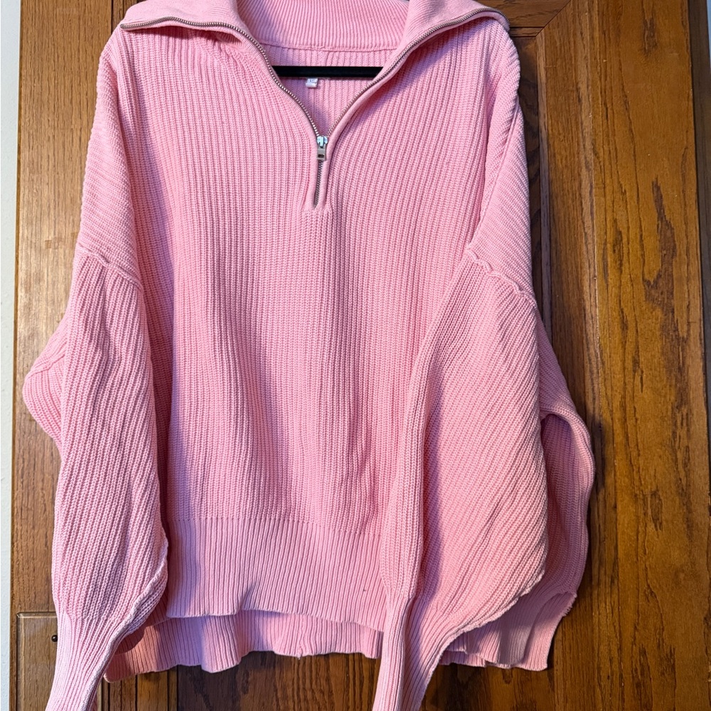 Aerie Beyond Quarter Zip Sweater